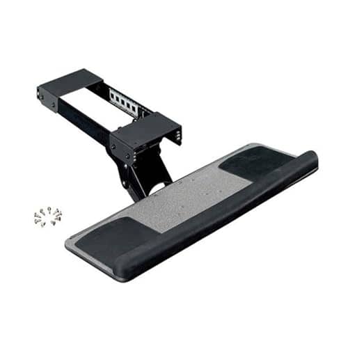 Ergonomic Keyboard Support with XL Wrist Rest, Sliding Tilt, Includes 2 Mouse Pads for Computer Desk, Keyboard Tray Holder (Model LK06A)