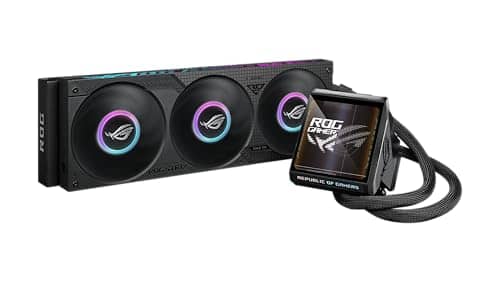 ASUS ROG Strix LC IV 360 ARGB LCD Display All-in-One Liquid CPU Cooler - Black
