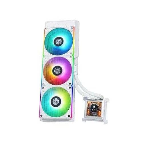 LIAN LI Hydroshift II LCD-C 360CL with UNI Fan CL Wireless Liquid Cooler -White ||Intel : LGA1700 1851 & AMD : AM4 AM5 (FDB)- G89.GHS2LCD36RW.in