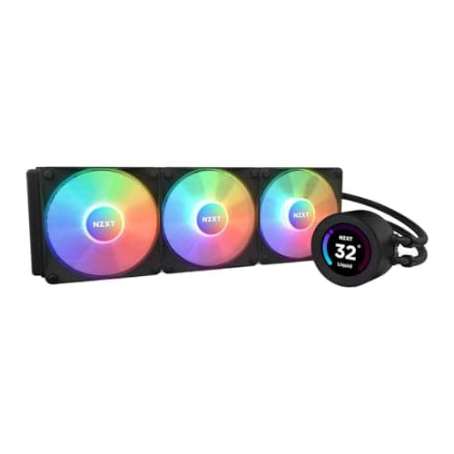 NZXT Elite 360mm RGB AIO Disply Black Liquid Cooler