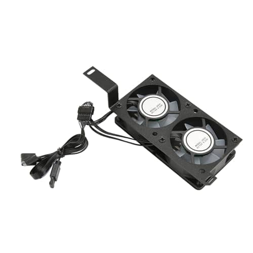 Memory Cooling Fan 1000 to 3000RPM, 5V 3Pin Aura Sync ARGB Computer Memory Ram Radiator for DDR, DDR2, DDR3, DDR4, DDR5 Desktop Memory Module (Black)