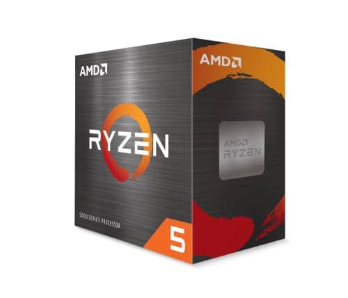 AMD Ryzen™ 5 5600 6-Core, 12-Thread Unlocked Desktop Processor with Wraith Stealth Cooler