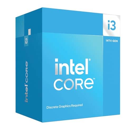 Intel ® Core™ i3 Desktop Processor 14100F 4 Cores (4 P-cores and 0 E-cores) up to 4.7 GHz