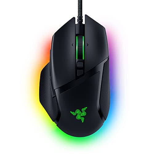 Razer Basilisk V3 Customizable Ergonomic Gaming Mouse: Fastest Gaming Mouse Switch, Chroma RGB Lighting, 26K DPI Optical Sensor - Classic Black