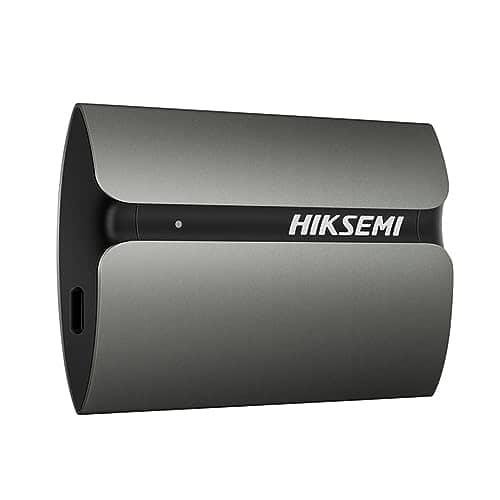 HIKSEMI T300S 1TB Portable External SSD Read Speed Up to 560MB/S, USB 3.1/Type C, External Solid State Drives