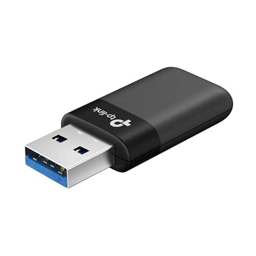 TP-Link Archer TX50U AX3000 Wi-Fi 6 USB Computer Adapter, Fast and Stable Dual-Band Wireless Network Adapter, USB 3.0, Plug and Play, MU-MIMO | OFDMA|WPA3, Compatible