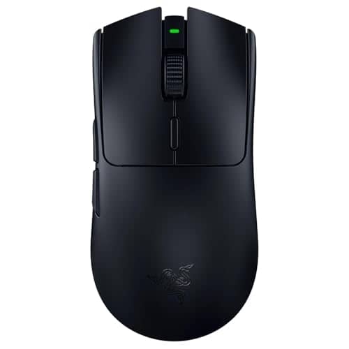 Razer Viper V3 HyperSpeed Wireless Esports Gaming Mouse: 82g Lightweight Design, 30K DPI Optical Sensor, Up to 280 Hr Battery Life, Mechanical Switches Gen-2 - Classic Black