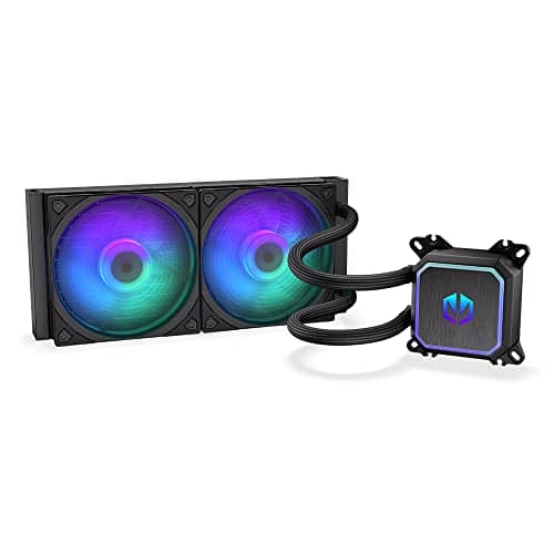 ENDORFY Navis F240 ARGB CPU Cooler, AIO Liquid Heater, 240mm Radiator, PWM Pump, 2X Fluctus 120 PWM ARGB Fans, Intel LGA 1700/1200/115x & AMD AM5/AM4