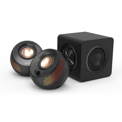 Creative Pebble X Plus 2.1 USB-C Computer Speakers with Subwoofer