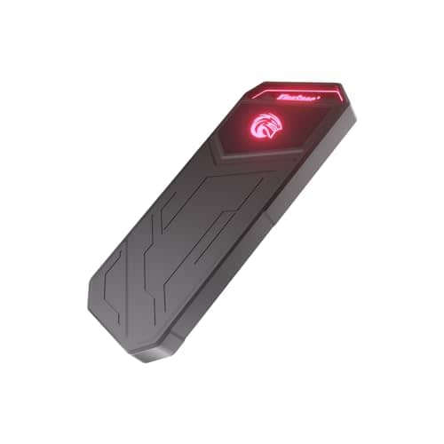 KingSpec Z5 512GB Portable External SSD with RGB Light - up to 2100MB/s, Zinc Alloy Housing, USB 3.2 Gen2x2 Interface, Extreme Solid State Hard Drives, Compatible with Mobile Phone/PS4/Laptop/TV/PC