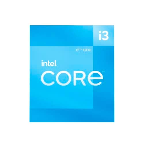 Intel Core i3-12100 12th Generation Desktop Processor (Base Clock: 3.3GHz, 4 Cores, LGA1700, RAM DDR4 and DDR5 up to 128GB) BX8071512100, Silver