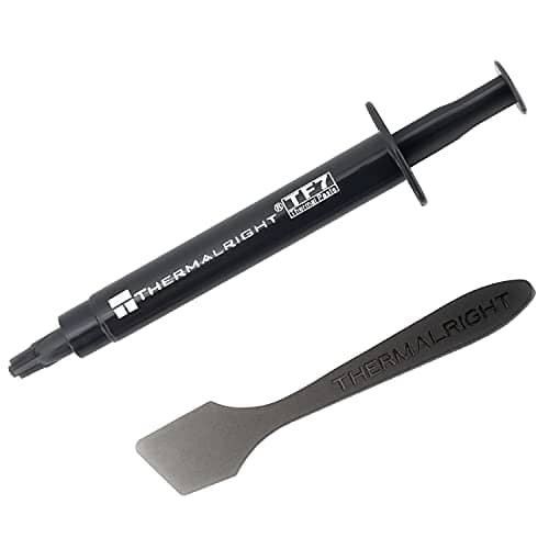 Thermalright TF7 2g Thermal Compound Paste for CPU Coolers, Heat Sink Paste High Conductivity 12.8W/m.k for All Processors(CPU,GPU), Non-Conductive,with A Spatula Tool