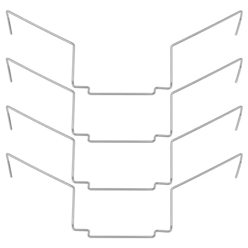Create idea 4pcs 12cm Stainless Steel CPU Heatsink Fan Wire Buckle Thickness Approx. 1" CPU Fan Compatible with Xuanbing 400 Donghai X4/X5