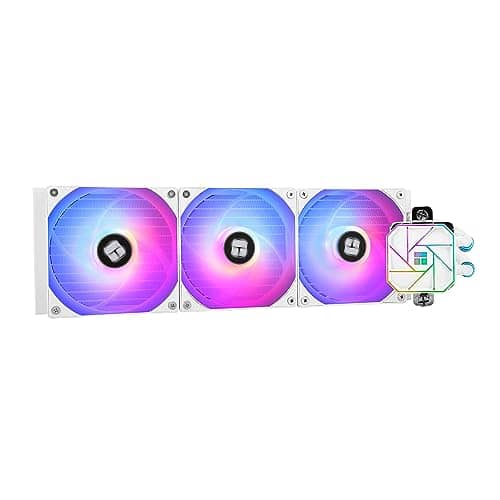 Thermalright Aqua Elite 360 White V3 Liquid CPU Cooler, 360 Rows, 3 x 120mm PWM Fans, S-FDB Bearings, for AMD/AM4/AM5, INTEL LGA1150/1151/1155/1156/1200/2011/1700,