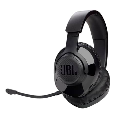 Jbl Quantum 350 Wireless Pc Gaming Headset With Detachable Boom Mic, Lossless 2.4Ghz Wireless, Cinematic Quantumsound Signature, 22H Battery, Memory Foam Comfort, Pc + Consoles Compatible - Black