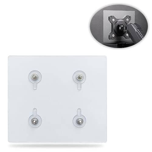 Cozycomfo Universal Monitor VESA Mount Adapter for Non-VESA 13-27 inch Computer Monitors Tablets iPad VESA Mounting Arm Stand Bracket Kit 75X75mm…