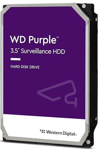 Western Digital 1Tb Wd Purple Surveillance Internal Hard Drive Hdd - Sata 6 Gb/S, 64 Mb Cache, 3.5" - Wd10Purz