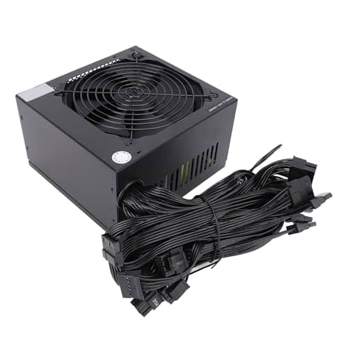 Eacam ATX 600W Power Supply Efficient Protection High Efficiency for Gaming