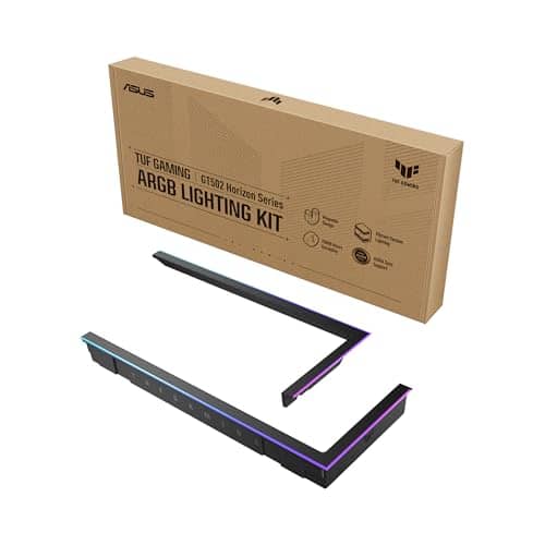 ASUS TUF Gaming GT502 Horizon ARGB Lighting Kit Black (Magnetic Design, Aura Sync, Up to 20,000 Hours Shelf Life: