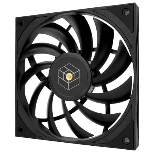 Thermalright TL-H12015B Thin Computer Case Fan-1900RPM, CPU Fan, 15mm Slimline Cooling Fan, 12cm CPU Cooler Fan,Compatible with Desktop Heatsink Cooler and Case