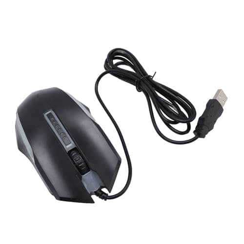 Vikye USB Wired Mouse with RGB Light, 1200 DPI