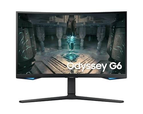 Samsung 27" Gaming Monitor, QHD (2560 x 1440), 240Hz Refresh Rate, 1ms Response Time, Smart, Black, Quantum Dot, HDR600, LS27BG650EMXUE