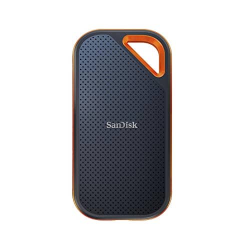 Sandisk Extreme Pro 2TB Portable SSD - Read/Write Speeds Up To 2000Mb/S, USb 3.2 Gen 2X2, Forged Aluminum Enclosure, 2-Meter Drop Protection And Ip55 Resistance