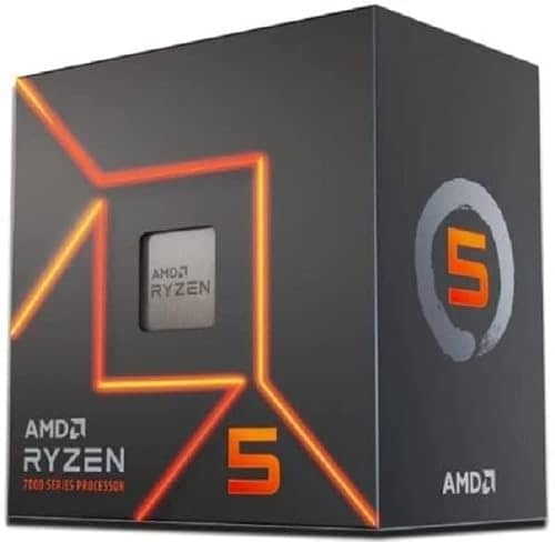 AMD Ryzen™ 5 7600 Desktop Processor (6-core/12-thread, 38MB cache, up to 5.2 GHz max boost)