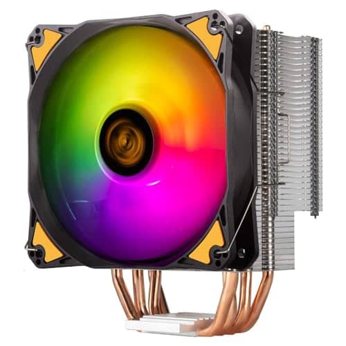 SilverStone Technology SST-AR12-TUF - Argon CPU Cooler 4 Direct Contact Heatpipe, 120mm PWM ARGB Fan