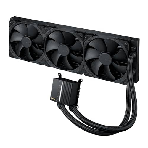 ProArt LC 420 - AiO Liquid Cooling with Illuminated System Status Meter and Three Noctua NF-A14 industrialPPC-2000 PWM 140mm Radiator Fans