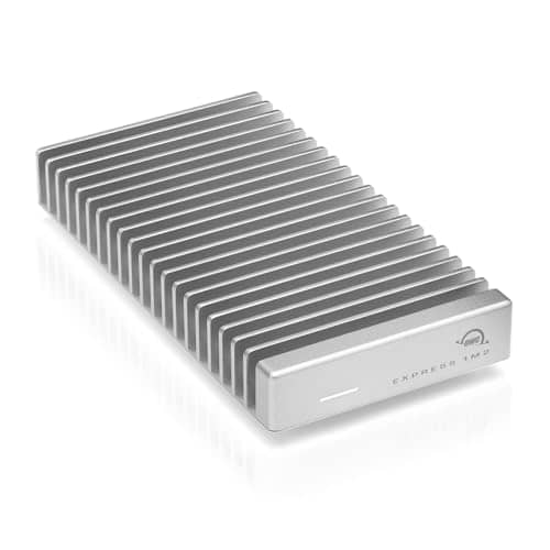OWC Express 1M2 Portable NVMe Thunderbolt (USB-C) SSD USB4 Ultra Fast External SSD Drive with Aluminum Heat Sink Enclosure (Enclosure Only)