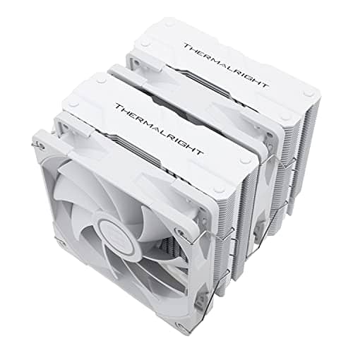 Thermalright Peerless Assassin White CPU Air Cooler, 6 Heat Pipes, 120mm TL-C12W Fan Aluminium Heatsink Cover for AMD AM4 AM5/Intel 1150/1200/2066