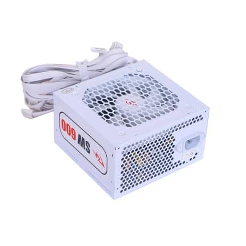 SPEAR SW600 600W 80+ Power Supply – ATX PSU with Silent Fan, High Efficiency, for Gaming and Office PCs