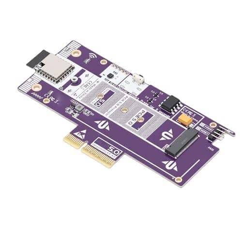 Eacam PCle 5.0 X4 To M.2 NVMe Adapter Card High Speed 128Gbps SSD Expansion Remote Startup Card for Game Players