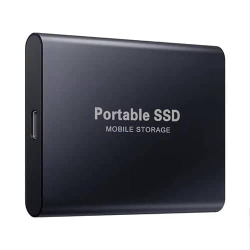Portable External Hard Drive 4TB, Mini SSD Hard Drives,Solid State External Drives,Computer Backup Drive,USB 3.1 to Type-C Support Data Storage Transfer for Windows XP PC Laptop and Mac