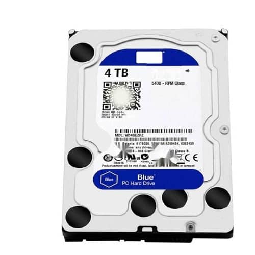 HDD For Blue 4TB 3.5" SATA 6 Gb/s 64MB 5400RPM For Internal Hard Disk For Desktop Hard Drive For WD40EZRZ