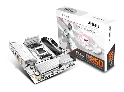 SAPPHIRE Motherboard AMD AM5 MATX PURE B850M WIFI 52123-02-40G
