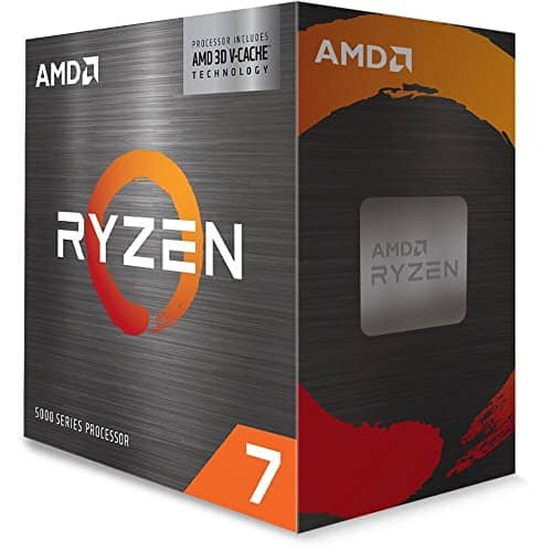 AMD Ryzen 7 5800X3D 8-core, 16-Thread Desktop Processor with AMD 3D V-Cache Technology, Ceramic Gray