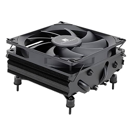 Thermalright AXP90 X47 Black Low Profile CPU Air Cooler, 47mm Height, TL-9015B Slim PWM CPU Fan, AGHP Technology, Computer ITX CPU Heatsink Cooler, for AMD:AM4 AM5/Intel 1150/1151/1200/1700