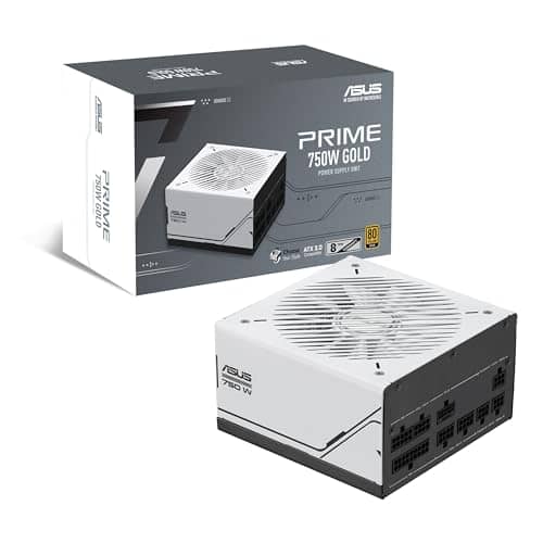 8 YEAR WARRANTY MODLE POWER SUPPLY TO FIT ASUS PRIME AP-750G 80+ GOLD 750W PCIe 5.0 and ATX 3.0