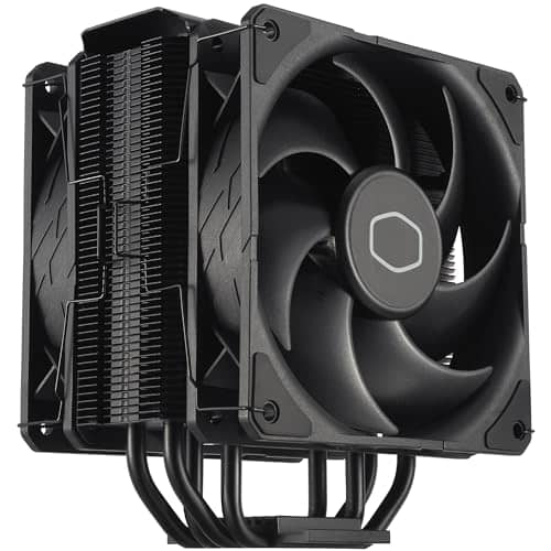 Cooler Master Hyper 212 Black X Duo LGA1700 AM4 AM5 Socket Single Tower 2 Fan Air Cooled CPU Cooler RR-S4KK-25DN-R1 FN2039