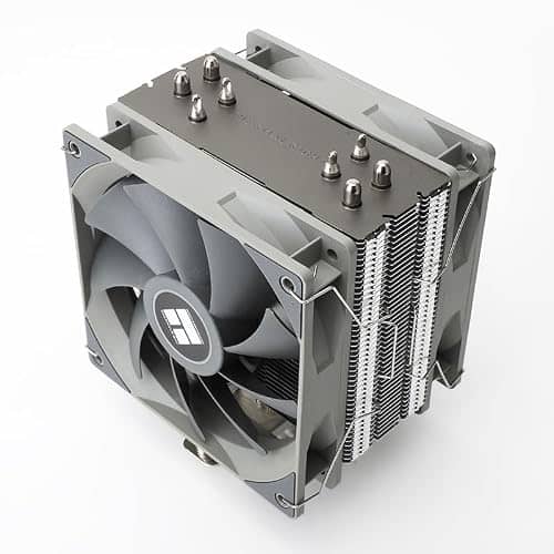 Thermalright Assassin Spirit 120 V2 Plus CPU Air Cooler, 4 Heat Pipes, Double PWM Quiet Fan CPU Cooler, Computer Heatsink Cooler, for AMD AM4 AM5/Intel 1700/1150/1151/1200(AS120 V2 Plus)
