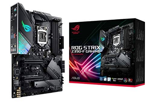 ASUS ROG Strix Z390-F Gaming Motherboard LGA1151 (Intel 8th and 9th Gen) ATX DDR4 DP HDMI M.2 USB 3.1 Gen2 Gigabit LAN