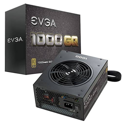 EVGA 210-GQ-1000-V1 Power Supply Unit 1000W ATX Black - Power Supply Units (1000W, 100-240V, 50-60Hz, 16A, 120W, 999.6W)