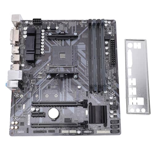 Mingzhe B450M Motherboard AM4 Socket for 1st 2nd 3rd 4th 5th Gen R3 R5 R7 R9 with 128GB DDR4 3600(OC) 4xDIMM 1xM.2 NVMe for DIY PC Builders