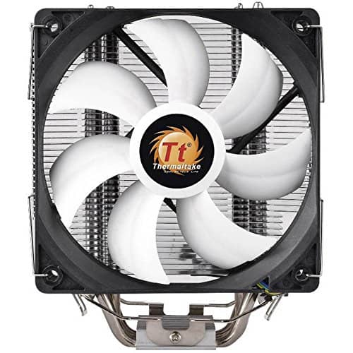 Thermaltake CL-P039-AL12BL-A Contac Silent 12 150W Intel/AMD with AM4 Support 120mm PWM CPU Cooler, Black