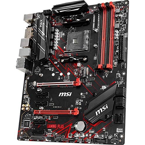 MSI Performance Gaming AMD Ryzen 2ND and 3rd Gen AM4 M.2 USB 3 DDR4 DVI HDMI Crossfire ATX Motherboard (B450 GAMING PLUS Max)
