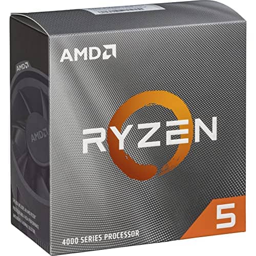 AMD Ryzen 5 4500 Desktop Processor (6-core/12-thread, 11 MB cache, up to 4.1 GHz max boost)