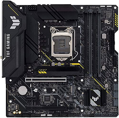 ASUS TUF Gaming B560M-PLUS WiFi LGA1200 (Intel®11th/10th Gen) Micro ATX Gaming Motherboard (PCIe 4.0, 2X M.2 Slots,8+1 Power Stages, 2.5Gb LAN, WiFi 6, USB 3.2 Type-C®, Thunderbolt™ 4 Support)