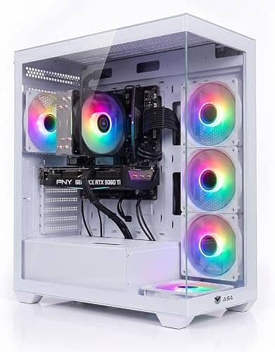 ASA Gaming PC Desktop Ryzen 5 9600X, PNY RTX 5060 Ti 8GB OC, 16GB DDR5 RAM 6000MHz, 1TB NVMe SSD, B850M-F Wi-Fi Panel, 750W Equivalent, C-Master Air Cooled